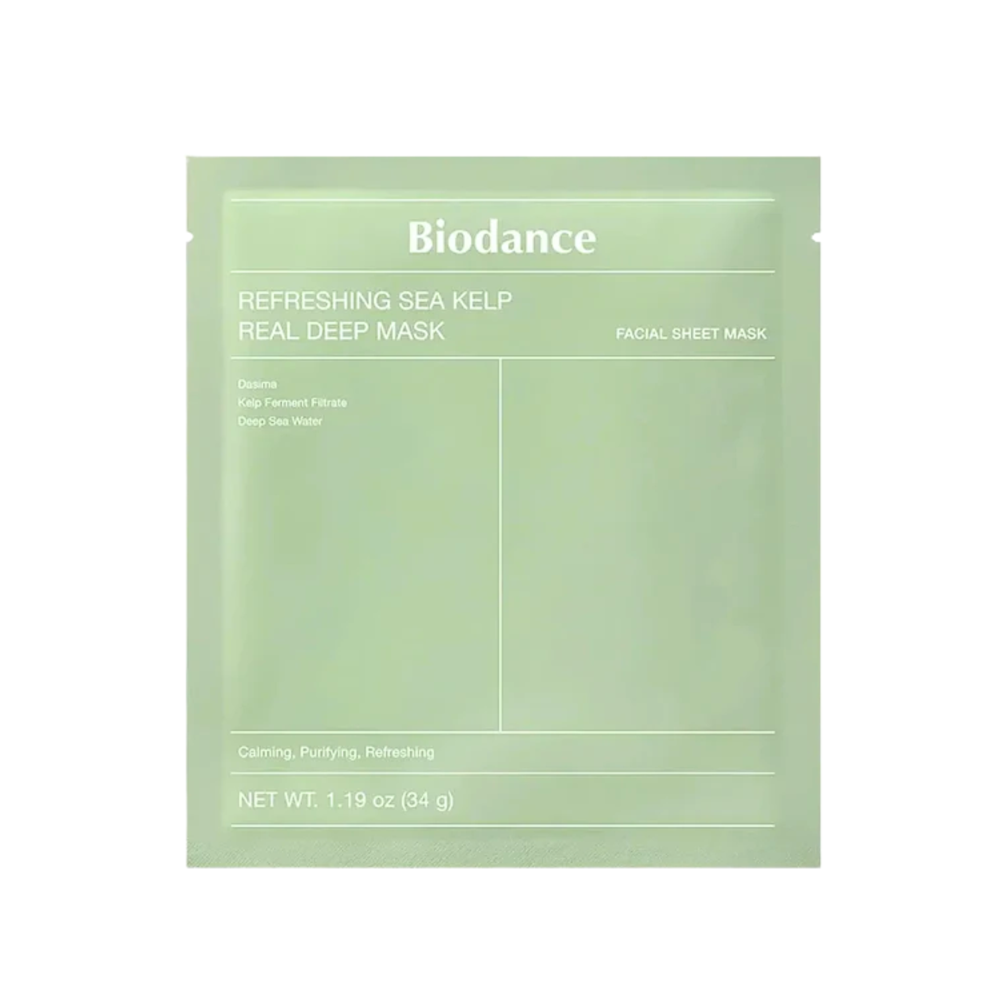 Biodance Refreshing Sea Kelp Real Deep Mask