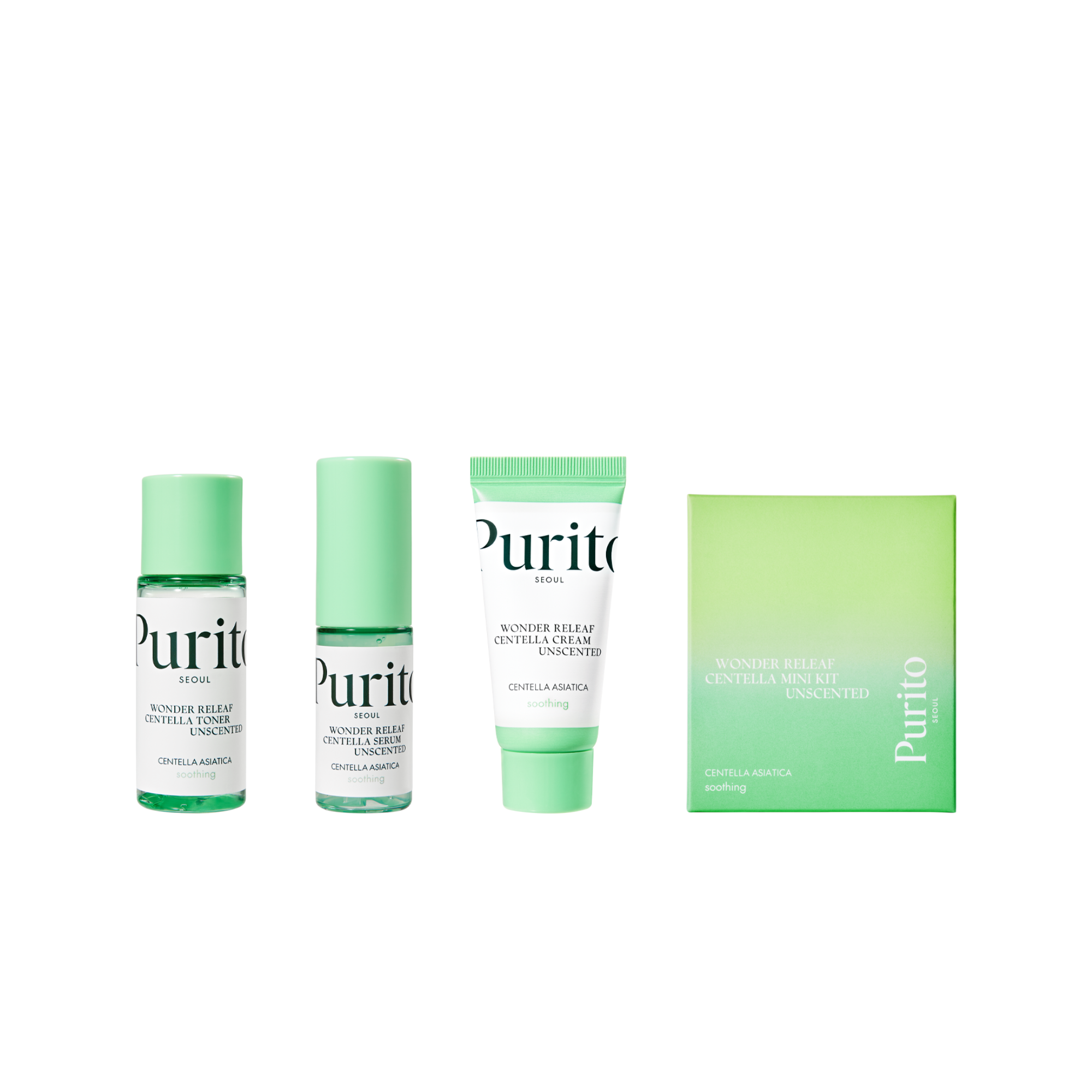 Purito SEOUL Wonder Releaf Centella Mini Kit Unscented