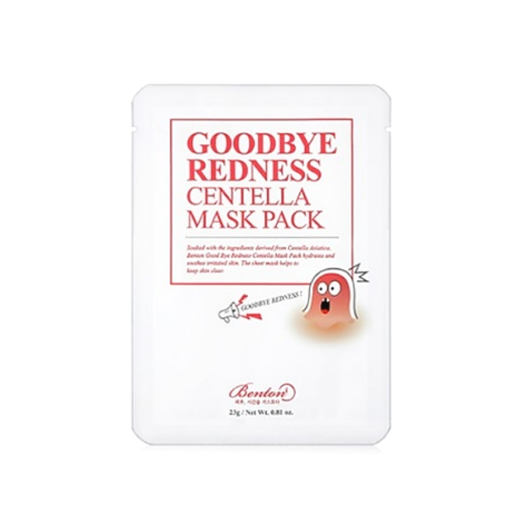 Benton Goodbye Redness Centella Mask Pack