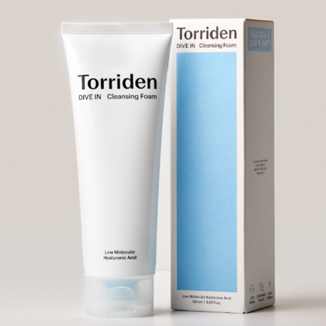 Torriden DIVE-IN Low Molecular Hyaluronic Acid Cleansing Foam 150ml