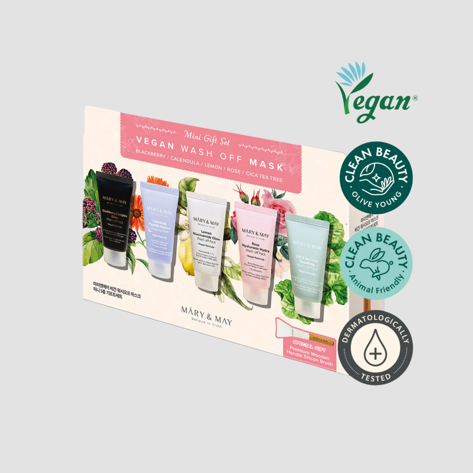 Mary&amp;May Vegan Wash Off Mask Mini Gift Set