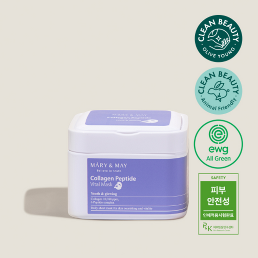 MARY&amp;MAY Collagen Peptide Vital Mask