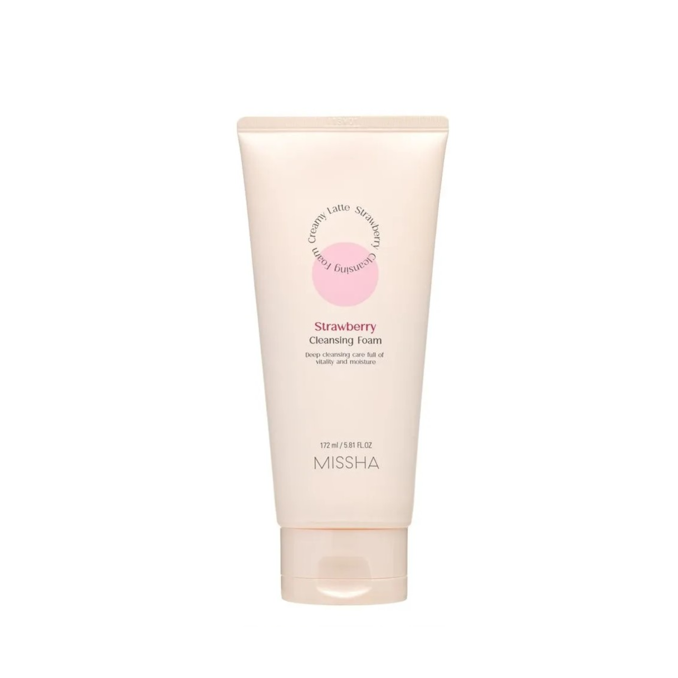 MISSHA Creamy Latte Cleansing Foam Strawberry 172ml