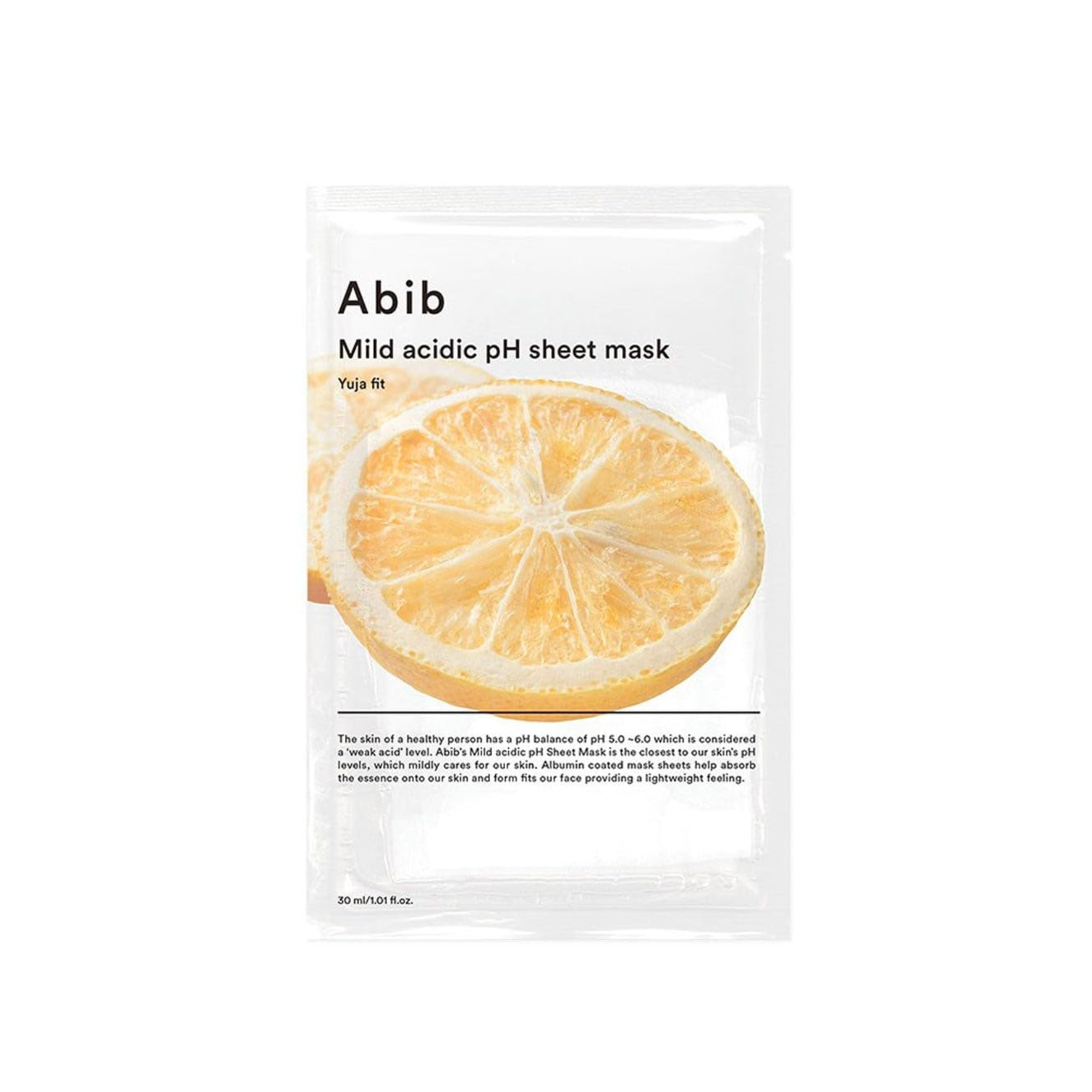 ABIB Mild Acidic pH Sheet Mask Yuja Fit