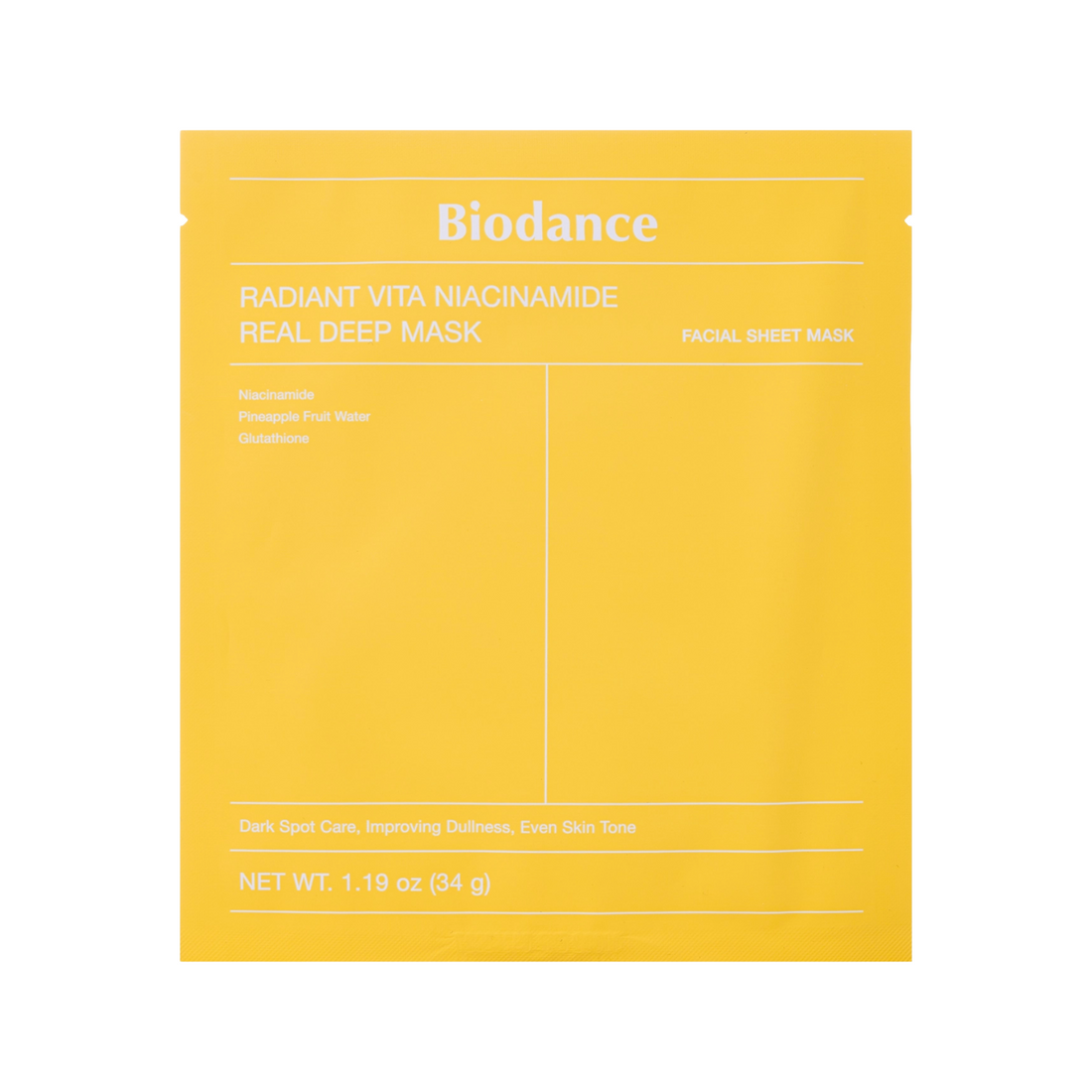 Biodance Radiant Vita Niacinamide Real Deep Mask