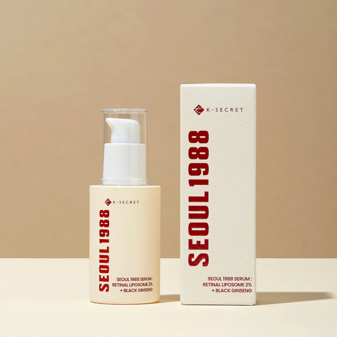 K-SECRET – SEOUL 1988 Serum: Retinal Liposome 2% + Black Ginseng 30ml