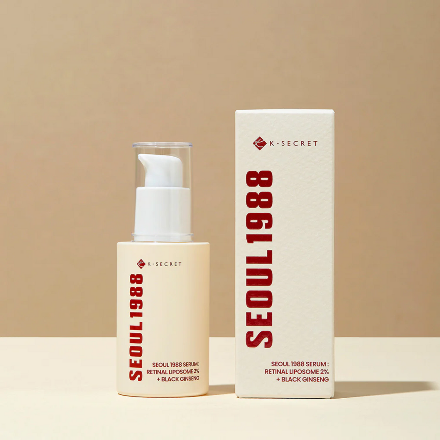 K-SECRET – SEOUL 1988 Serum: Retinal Liposome 2% + Black Ginseng 30ml
