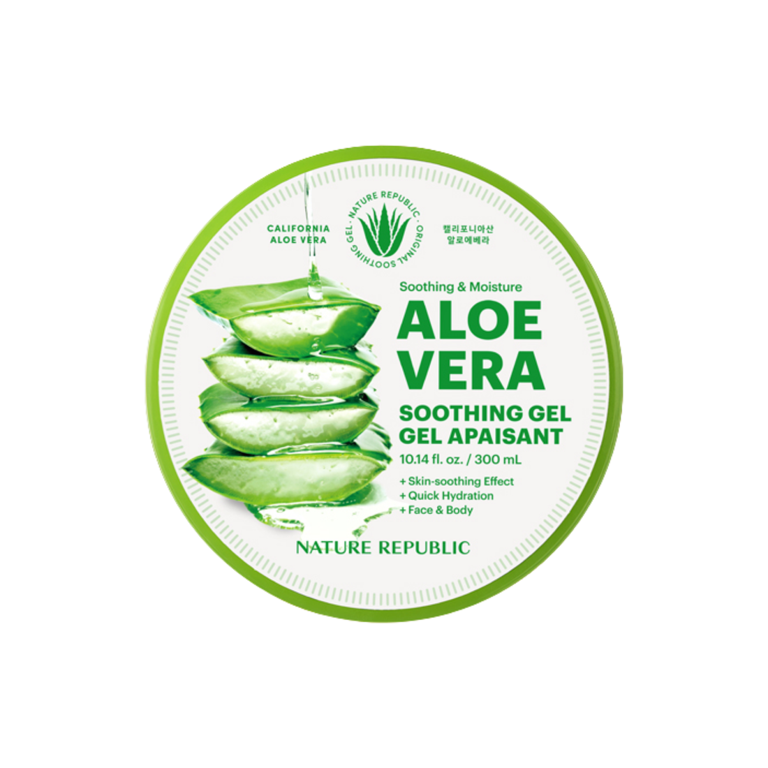 🎁 Nature Republic Soothing &amp; Moisture Aloe Vera Soothing Gel 300ml (100% off)