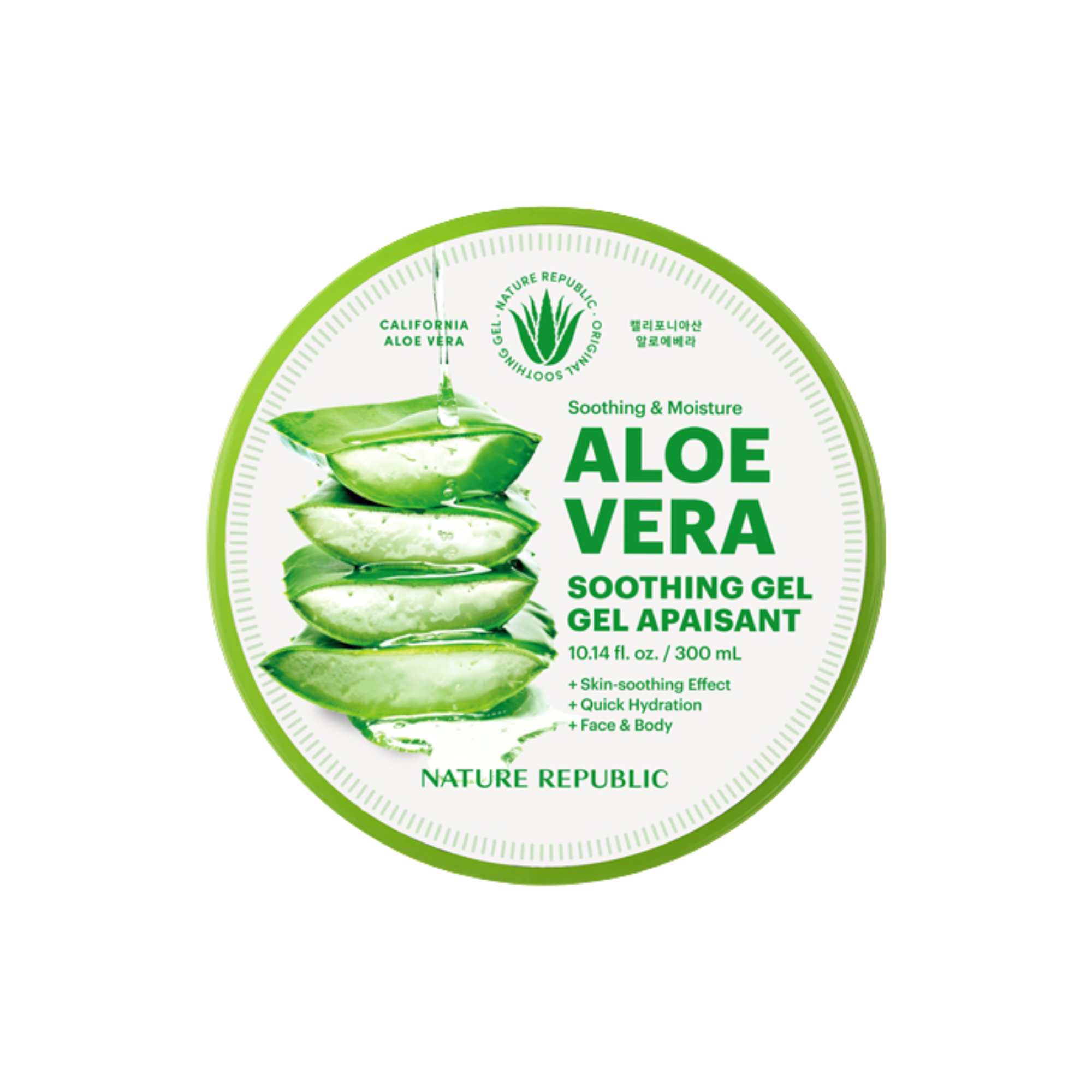 🎁 Nature Republic Soothing &amp; Moisture Aloe Vera Soothing Gel 300ml (100% off)