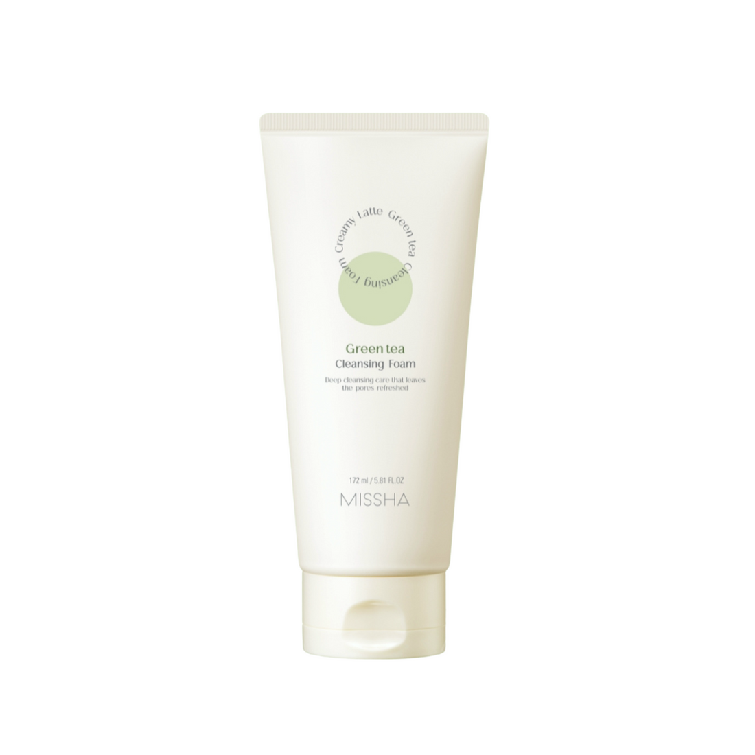 MISSHA Creamy Latte Cleansing Foam Green Tea 172ml