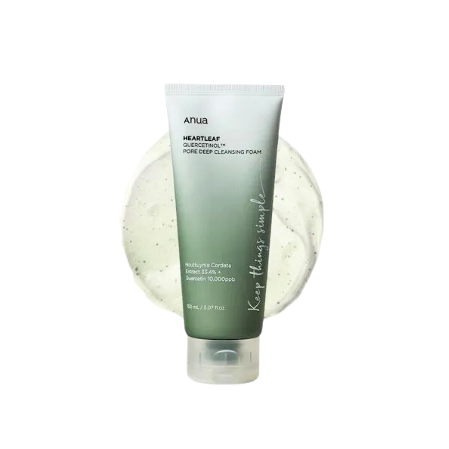 Anua Heartleaf Quercetinol Pore Deep Cleansing Foam 150ml