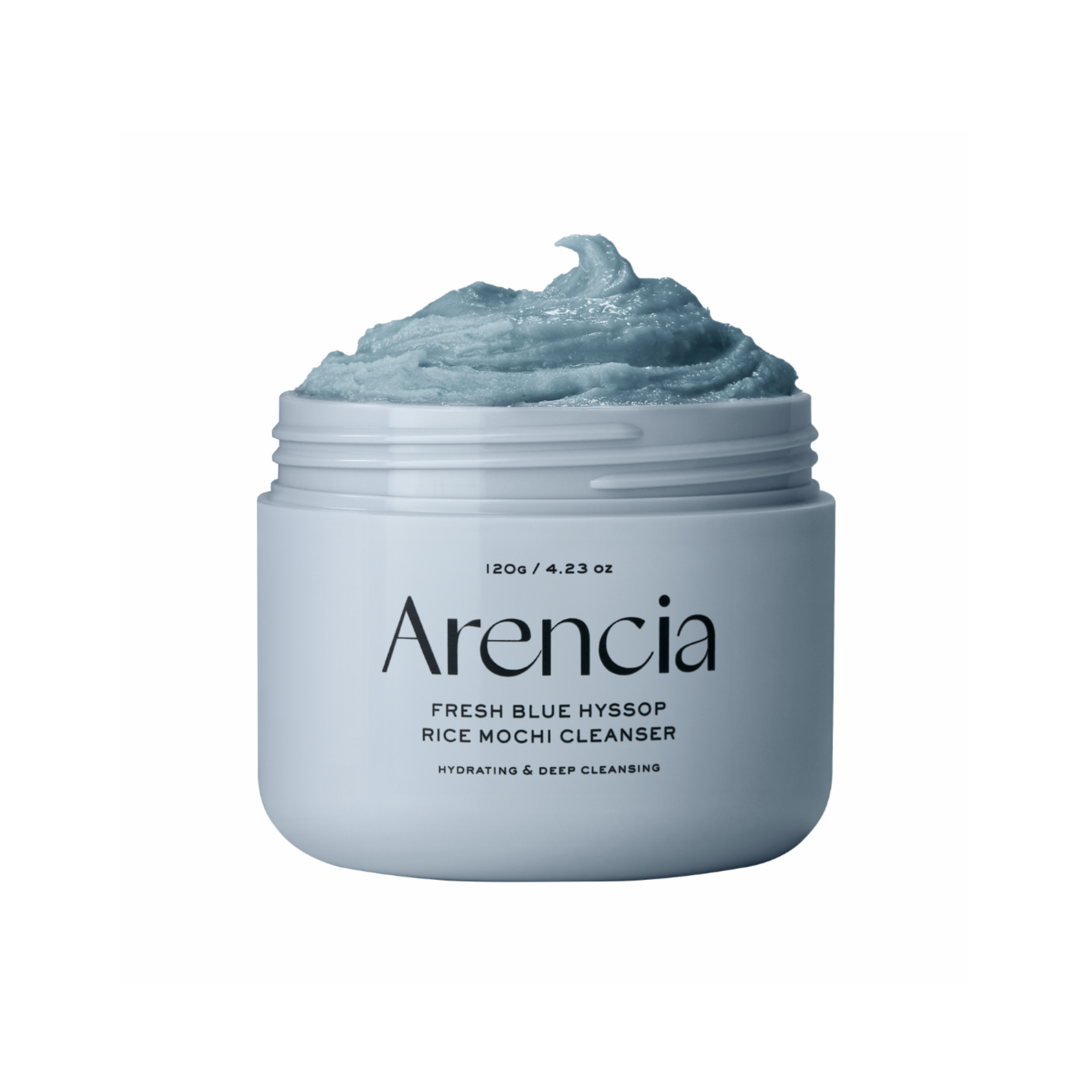 Arencia Fresh Blue Hyssop Rice Mochi Cleanser 120g