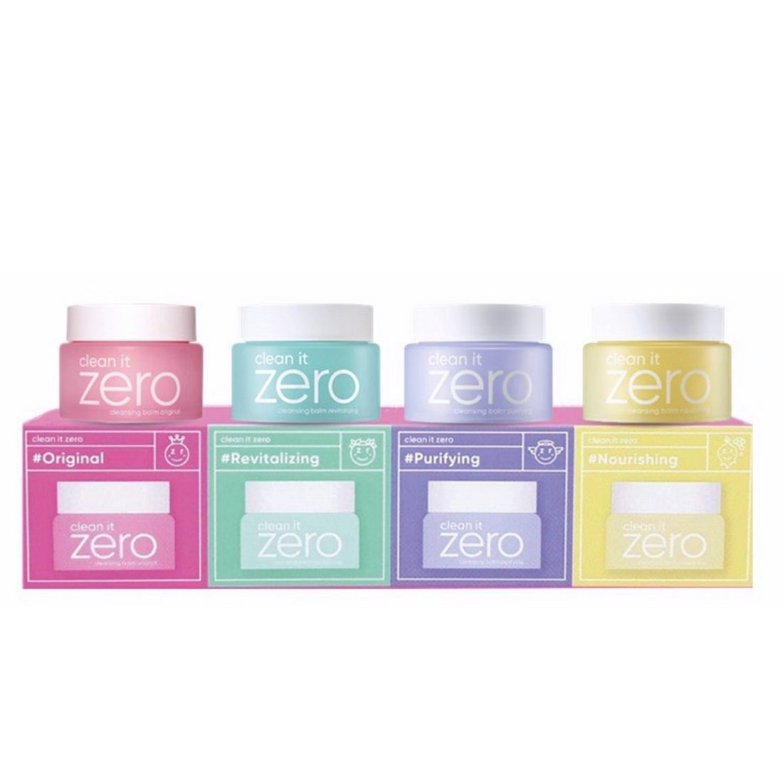 BANILA CO Clean it Zero Cleansing Balm Original Miniature Set (4 types)