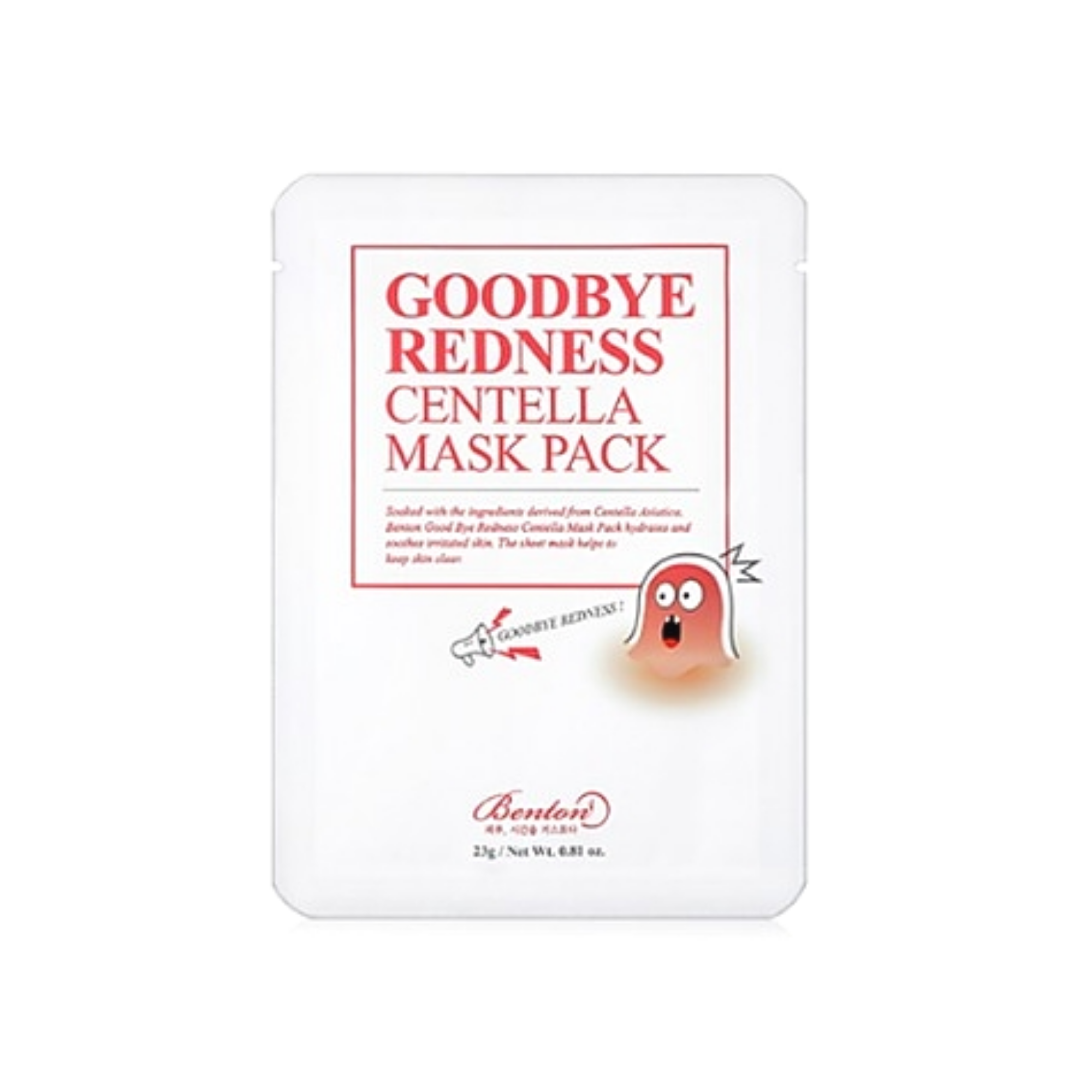 Benton Goodbye Redness Centella Mask