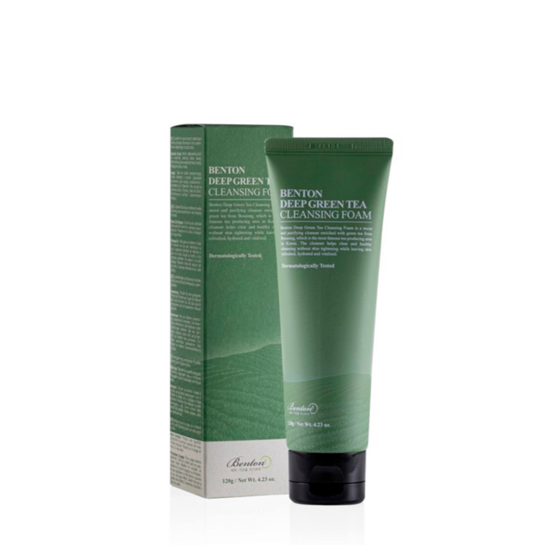 Benton Deep Green Tea Cleansing Foam 120g