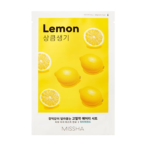 Missha Airy Fit Sheet Mask (Lemon)