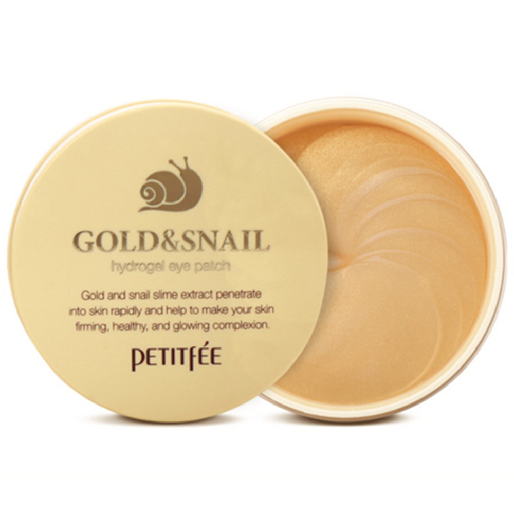 PETITFÉE Gold & Snail Hydrogel Eye Patch 60pc